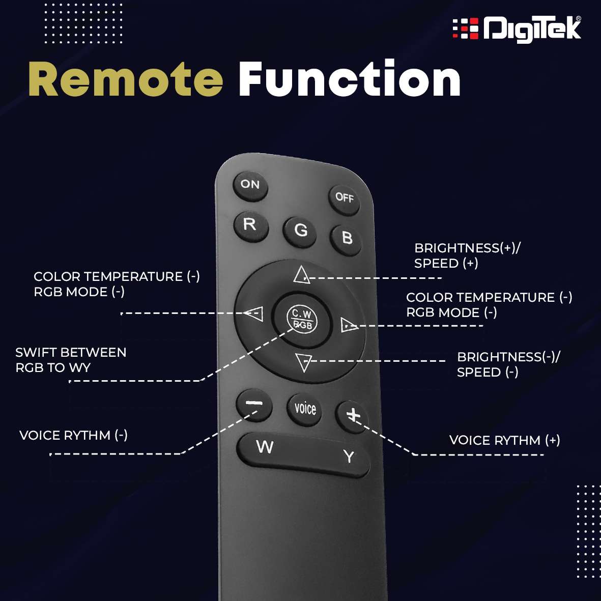 Digitek (DRL-18 RGB) RGB LED Ring Light 46cm (18 inch) - Image 8