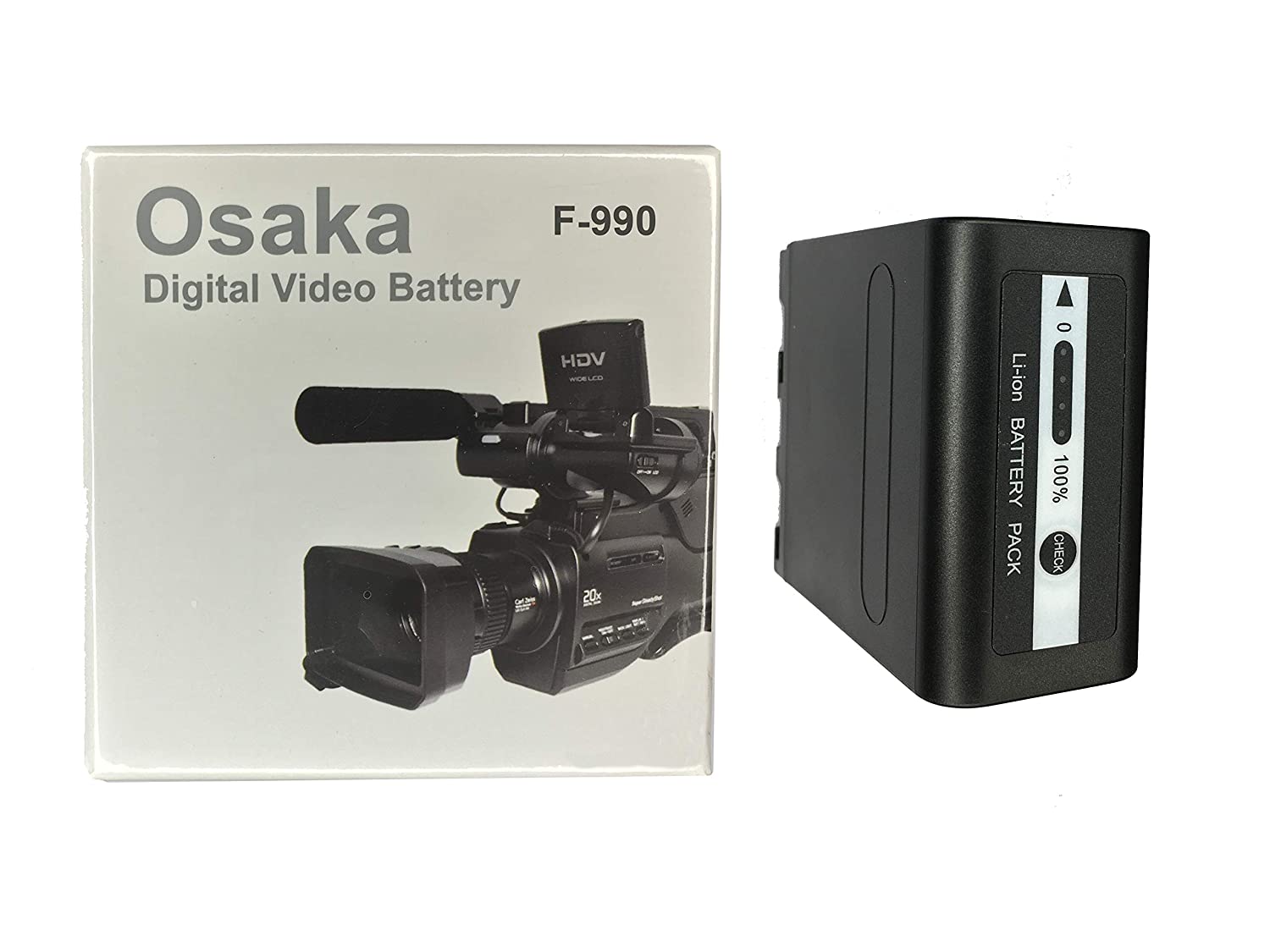 Osaka NP-F990M 19800mAh High Power Long Duration Battery