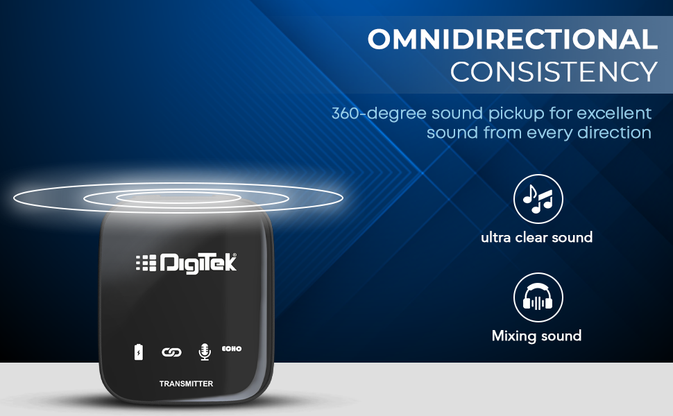 Digitek Wireless Microphone System DWM 101 Pro - Image 4