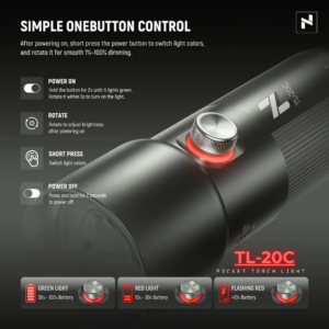 TyFy NANTU TL-20C Pocket 20 GOBO RGB Torch Light