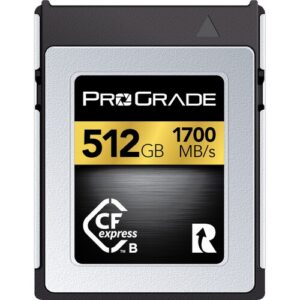 ProGrade Digital 512GB CFexpress Type B Gold 2.0 Gen 3 Memory Card