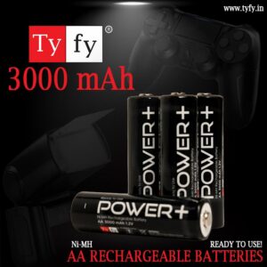 TyFy  Poweron 3000 AA Recharable Batteries