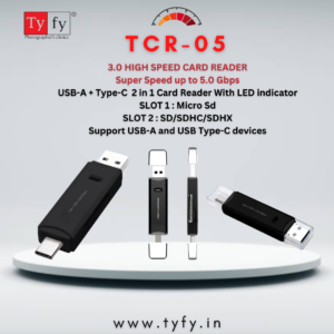 TyFy TCR-05 3.1 HighSpeed Card Reader With Type-C