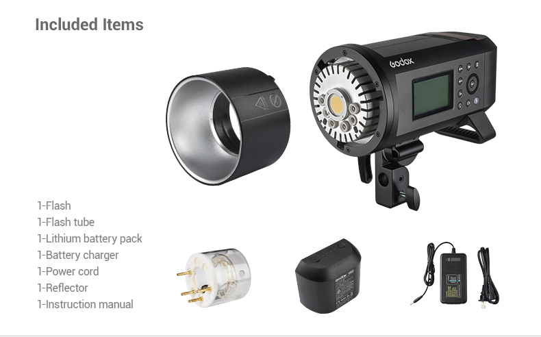 Godox AD600Pro Witstro All-in-One Outdoor Flash - Image 2