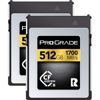 ProGrade Digital 512GB CFexpress 2.0 Type B Gold Memory Card - 2-Pack
