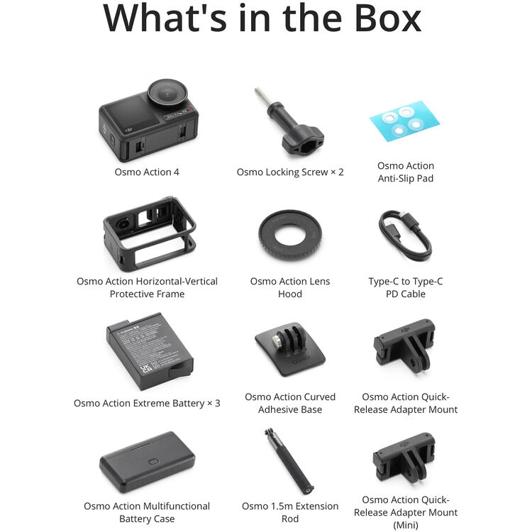 DJI Osmo Action 4 Camera Adventure Combo - Image 2