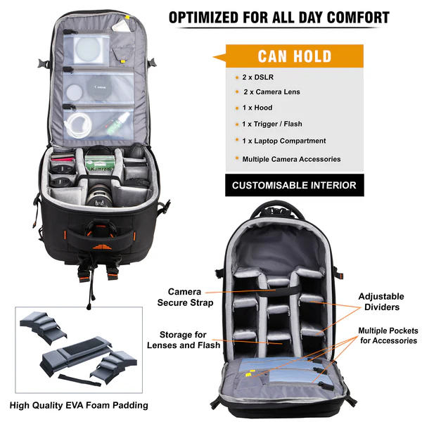 Kamron Bag P100 PRO Camera Backpack - Image 7