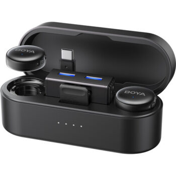 BOYA BOYALINK 3 AI-Powered 2-Person Wireless Microphone System for Cameras and Mobile Devices (2.4 GHz)