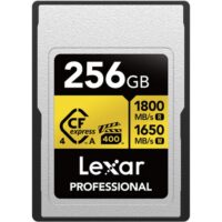 Lexar 256GB Professional GOLD CFexpress 4.0 Type A Memory Card