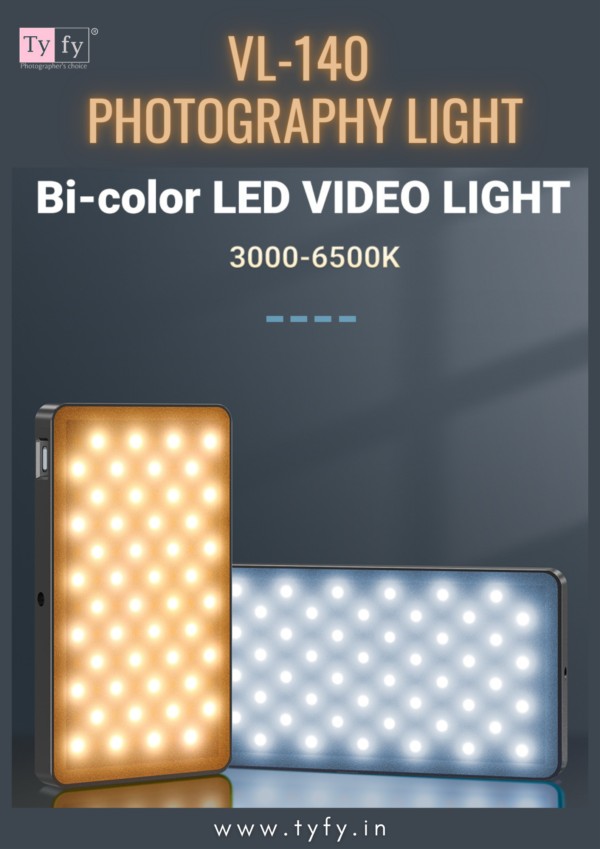 Tyfy VL – 140 LED PHOTOGRAPHY LIGHT - Image 3