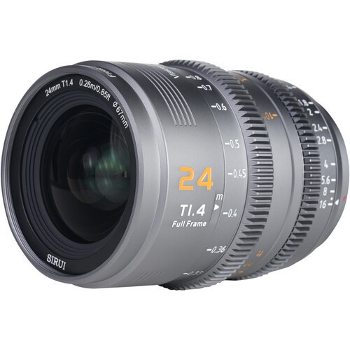 SIRUI VP-1 Vision Prime 24mm T1.4 Full-Frame Cine Lens (Metal Gray) - Image 2