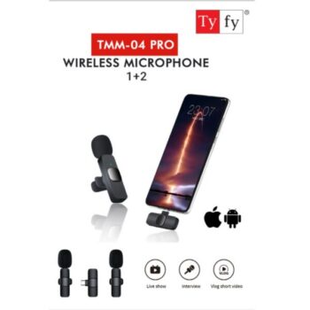 Tyfy TMM-04 PRO DUAL SMARTPHONE MIC WITH TYPE C AND IOS PIN 1+2