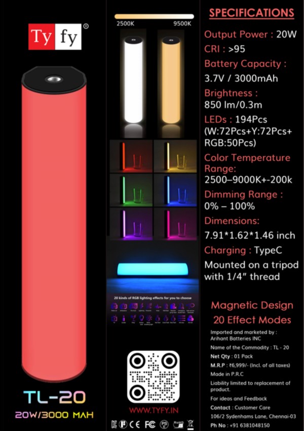 Tyfy TL – 20 MAGNETIC LIGHT - Image 9