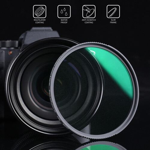 K&F Concept Nano-X Series Black Diffusion Filter 82mm, Grade 1/4 - Image 4