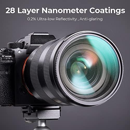 K&F Concept 82mm Black Diffusion 1/4 Filter Mist Cinematic Effect Filter with 28 Multi-Layer Coatings Waterproof/Scratch Resistant for Video/Vlog/Portrait Photography - Image 3
