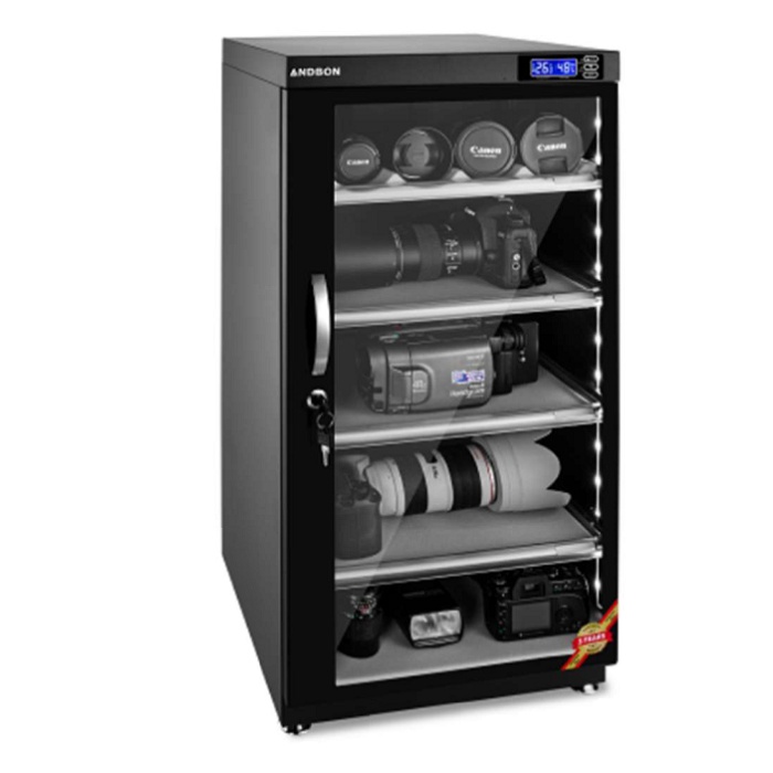 Andbon DS-125S Dry Cabinet and Dehumidifier 125 Ltr