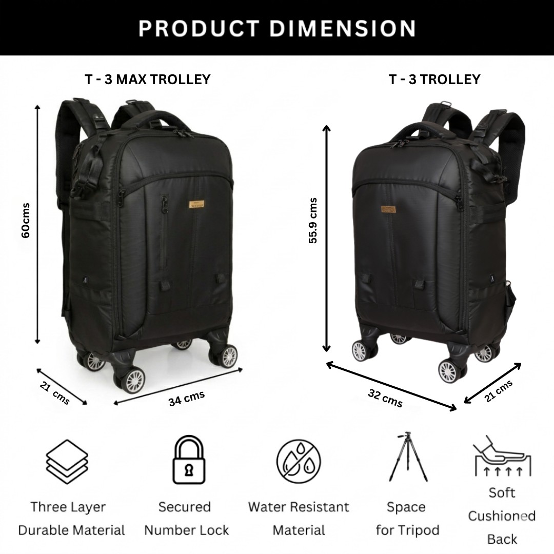 Kamron T-3 Max Trolley Backpack with Extension - Image 4