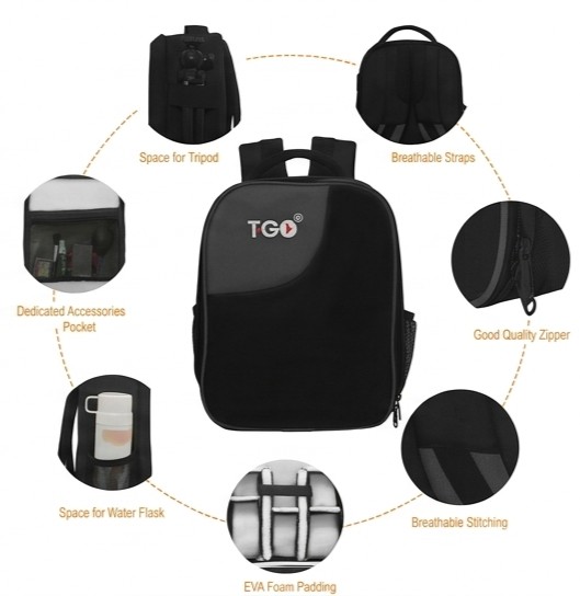 TGO A22 Backpack Camera Bag - Image 4