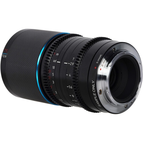 Sirui Saturn 75mm T2.9 1.6x Carbon Fiber Full-Frame Anamorphic Lens (Sony E, Blue Flare) - Image 5