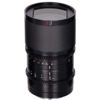 Sirui Saturn 50mm T2.9 1.6x Carbon Fiber Full-Frame Anamorphic Lens (Sony E, Blue Flare)