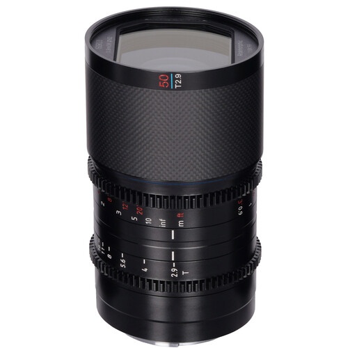 Sirui Saturn 50mm T2.9 1.6x Carbon Fiber Full-Frame Anamorphic Lens (Sony E, Blue Flare)