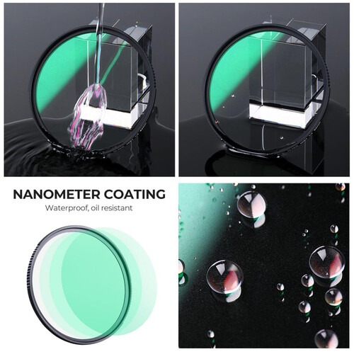 K&F Concept Nano-X Series Black Diffusion Filter 82mm, Grade 1/4 - Image 2