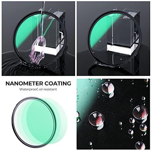 K&F Concept 82mm Black Diffusion 1/4 Filter Mist Cinematic Effect Filter with 28 Multi-Layer Coatings Waterproof/Scratch Resistant for Video/Vlog/Portrait Photography - Image 4