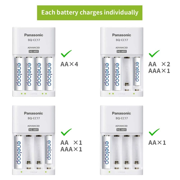 Panasonic eneloop CC17N advanced charger for AA & AAA rechargeable Batteries - Image 4