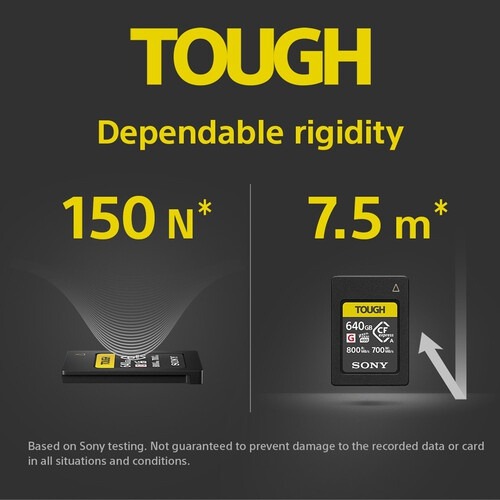 Sony 240GB CFexpress 4.0 Type A TOUGH Memory Card - Image 2