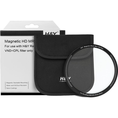 H&Y Filters 67-82mm Black Mist Magnetic 1/4 Clip-On Filter for RevoRing - Image 3