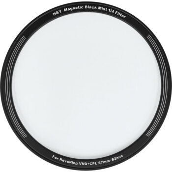 H&Y Filters 67-82mm Black Mist Magnetic 1/4 Clip-On Filter for RevoRing