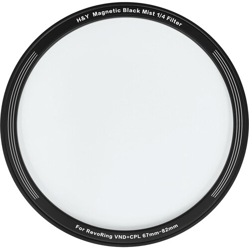 H&Y Filters 67-82mm Black Mist Magnetic 1/4 Clip-On Filter for RevoRing