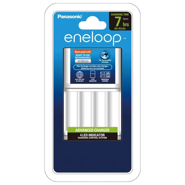 Panasonic eneloop CC17N advanced charger for AA & AAA rechargeable Batteries
