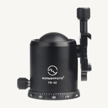 Sunwayfoto FB-52 Ball Head with Screw-Knob Locking Quick Release Clamp