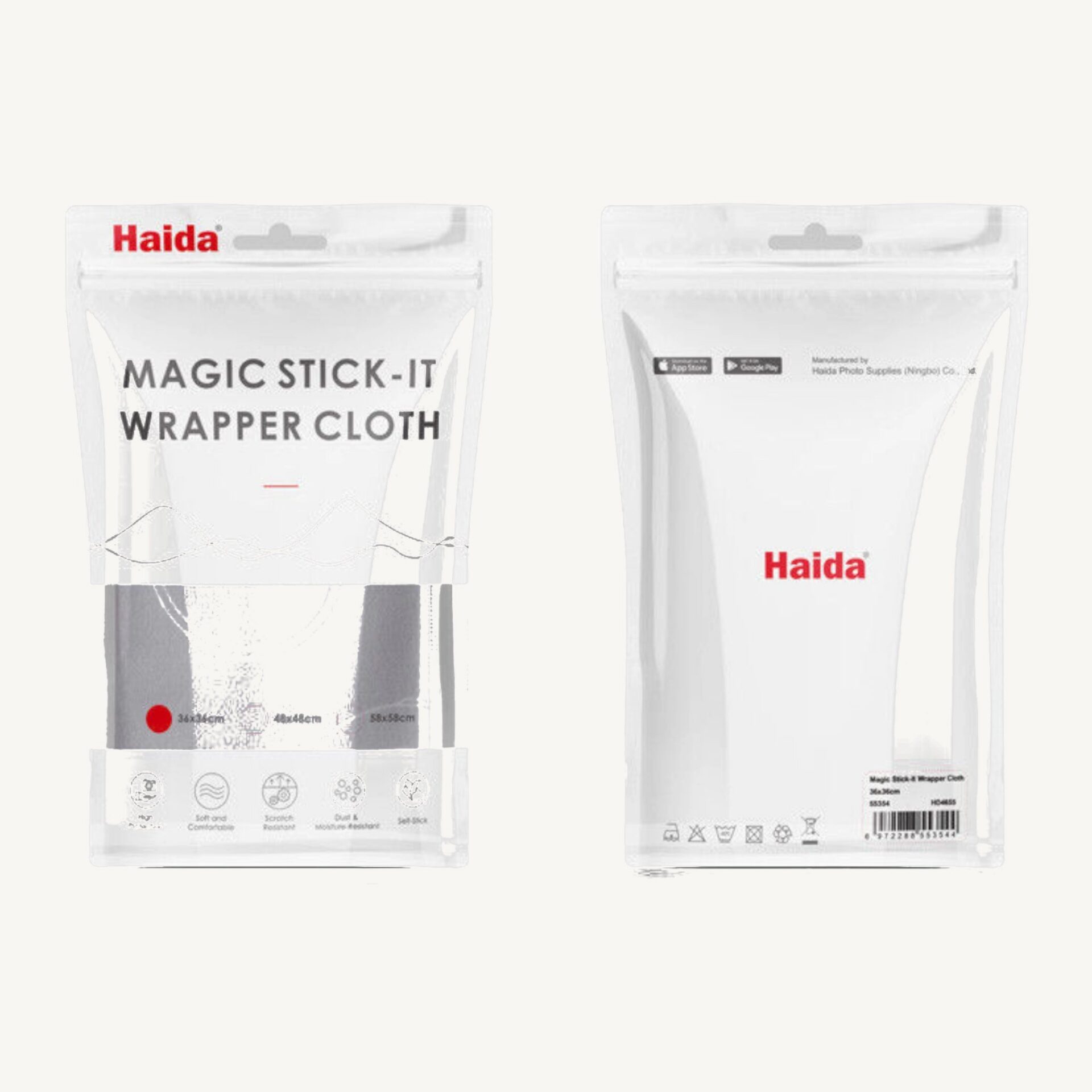 Haida Magic Stick-It Wrapper Cloth 48x48cm - Image 2