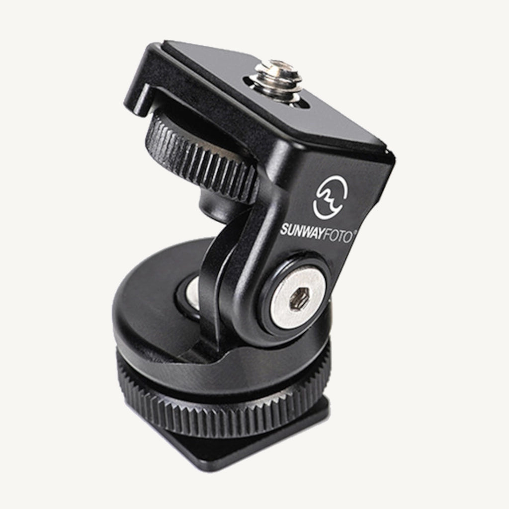 Sunwayfoto HB-02 Hot Shoe Tilt Head