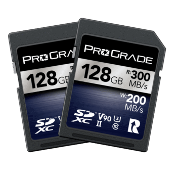 ProGrade Digital Iridium SDXC UHS-II V90 Memory Card 128GB 2 Pack-PGSD128GBIK2NA