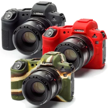 easyCover Silicone Protection Cover for Canon R7 Camouflage