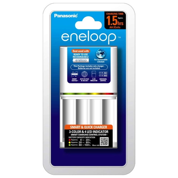 Panasonic Eneloop BQ-CC55N Advanced Smart and Quick Charger