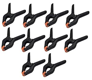 Photomaa 10Pcs Photography Backdrop Support Spring Clamp